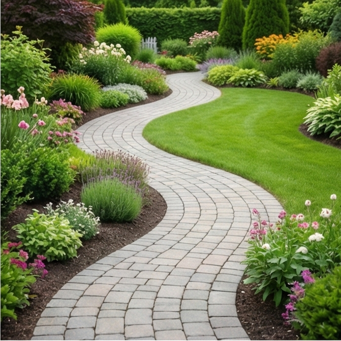 Interlocking Garden Pathway Services
