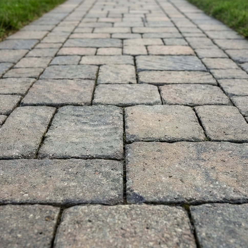 Interlocking Stone Walkway Installation