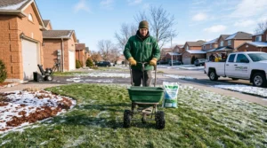 Winter lawn care in Mississauga
