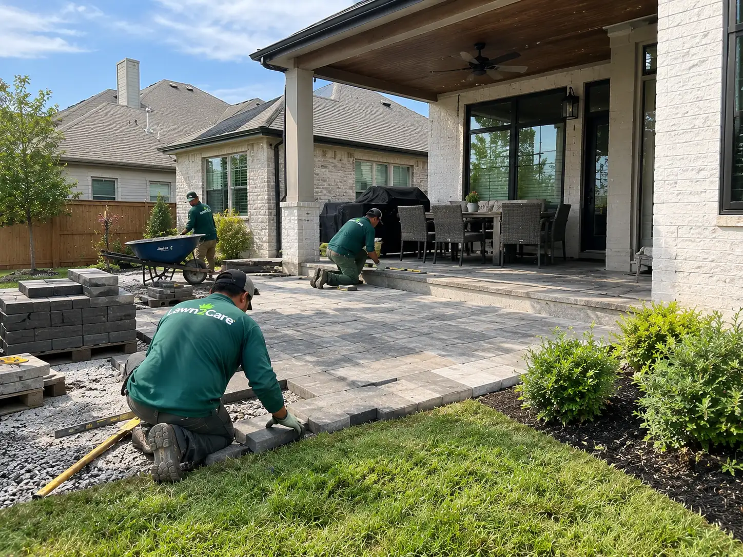 Hardscaping and patio project