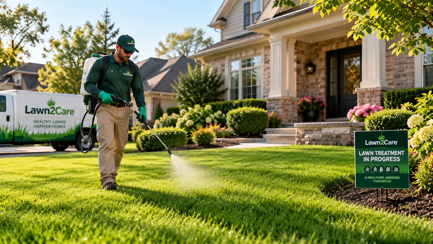 Lawn Treatment by Lawn2Care